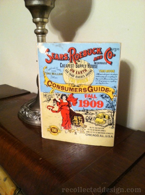 ...reproduction Sears catalog from 1909... because who doesn't need one of these...