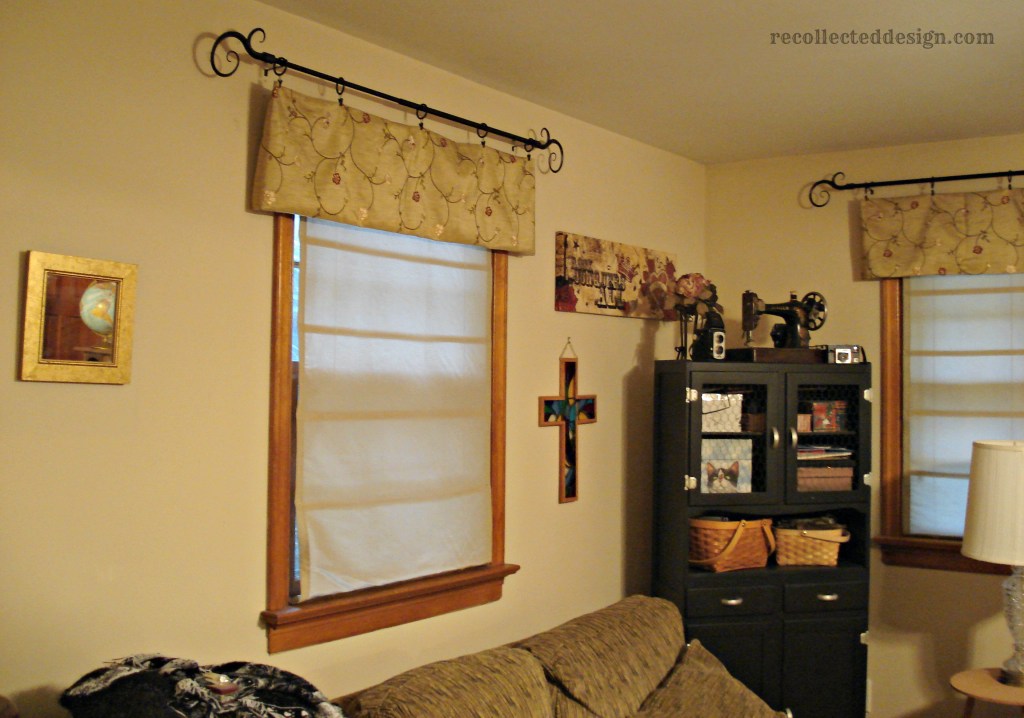 circa 2012ish... trying a minimalist curtain approach...